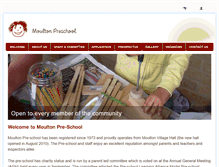Tablet Screenshot of moultonpreschool.org